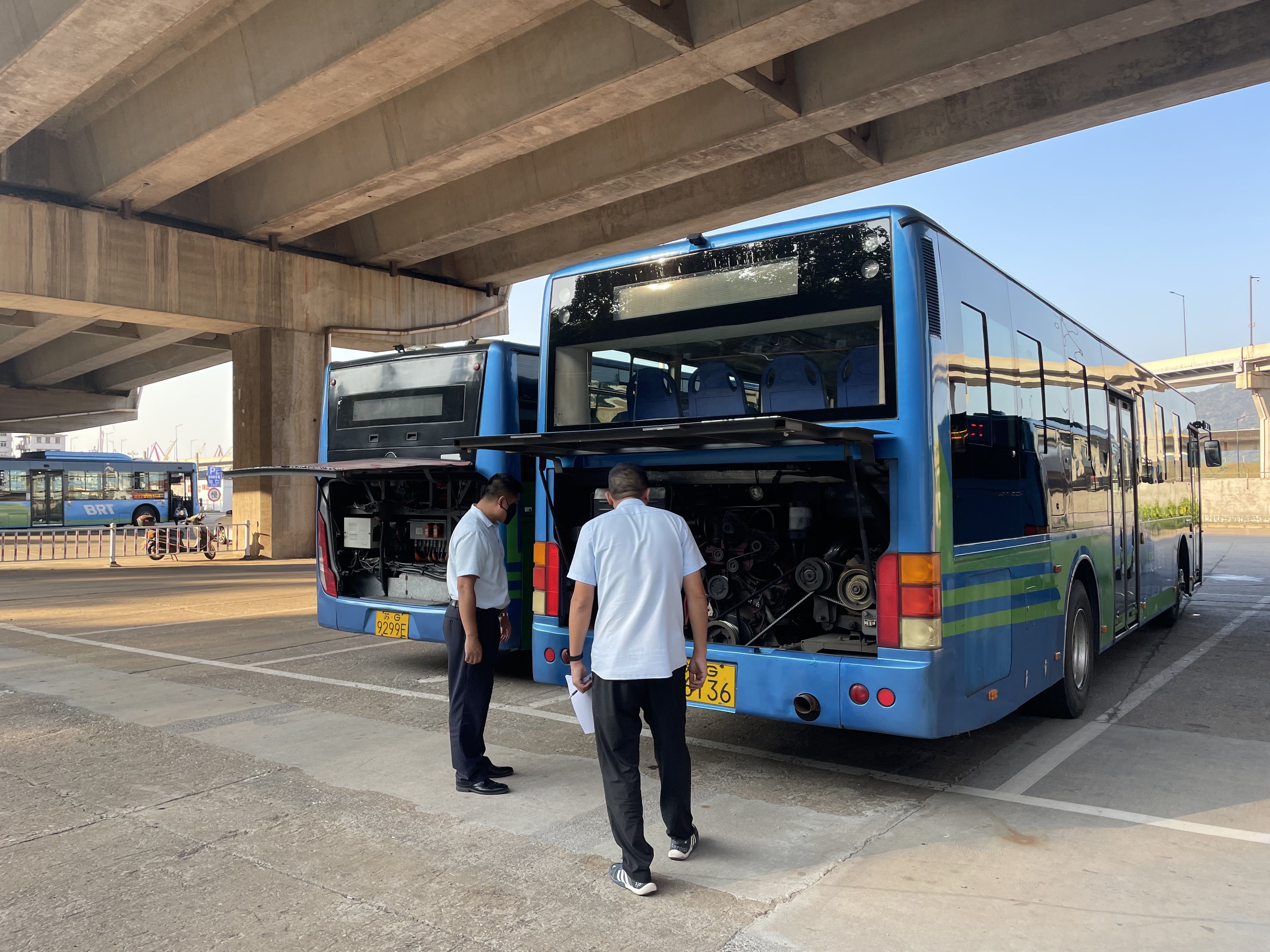 公交集團公交事業(yè)二部開展國慶節(jié)前機務(wù)專項大檢查