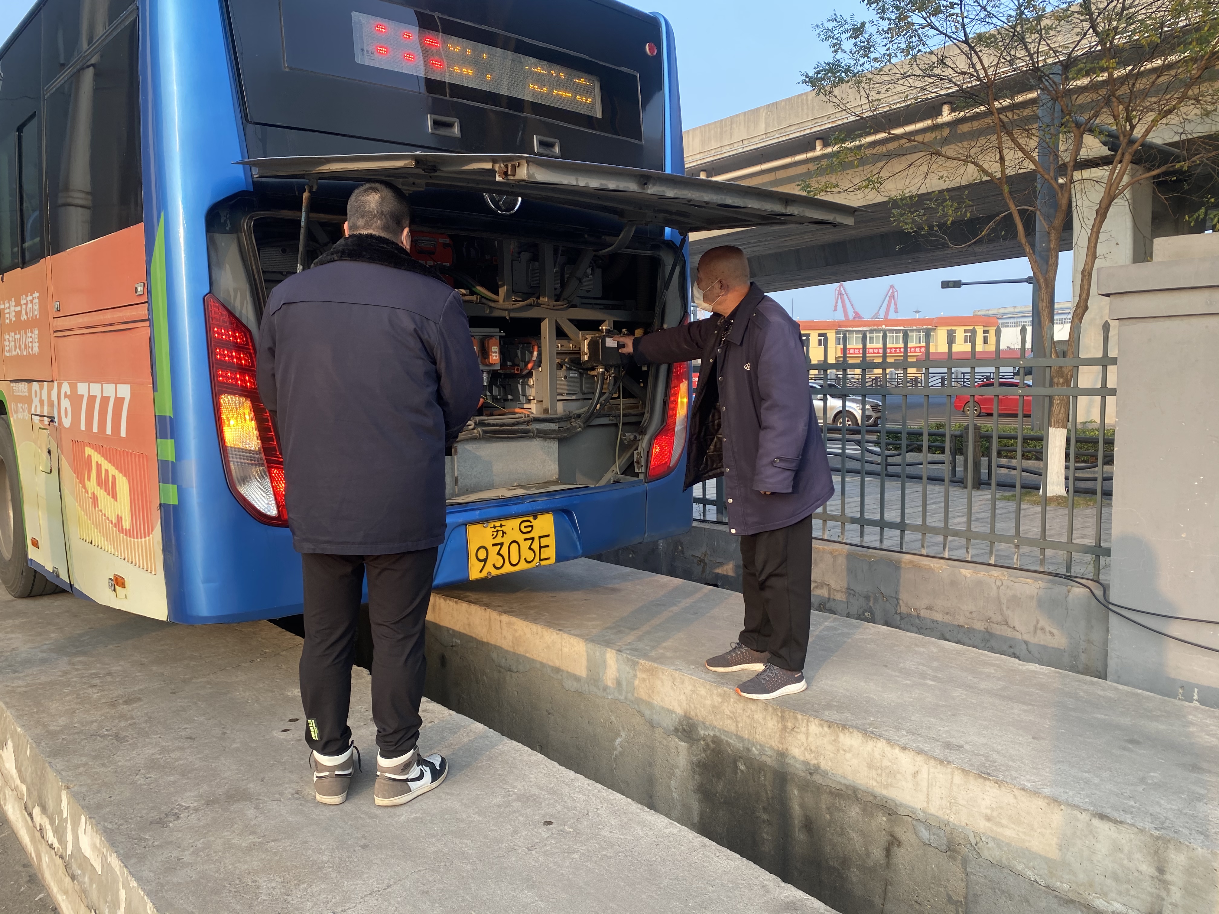 公交集團公交事業(yè)二部開展冬季防寒防凍專項檢查