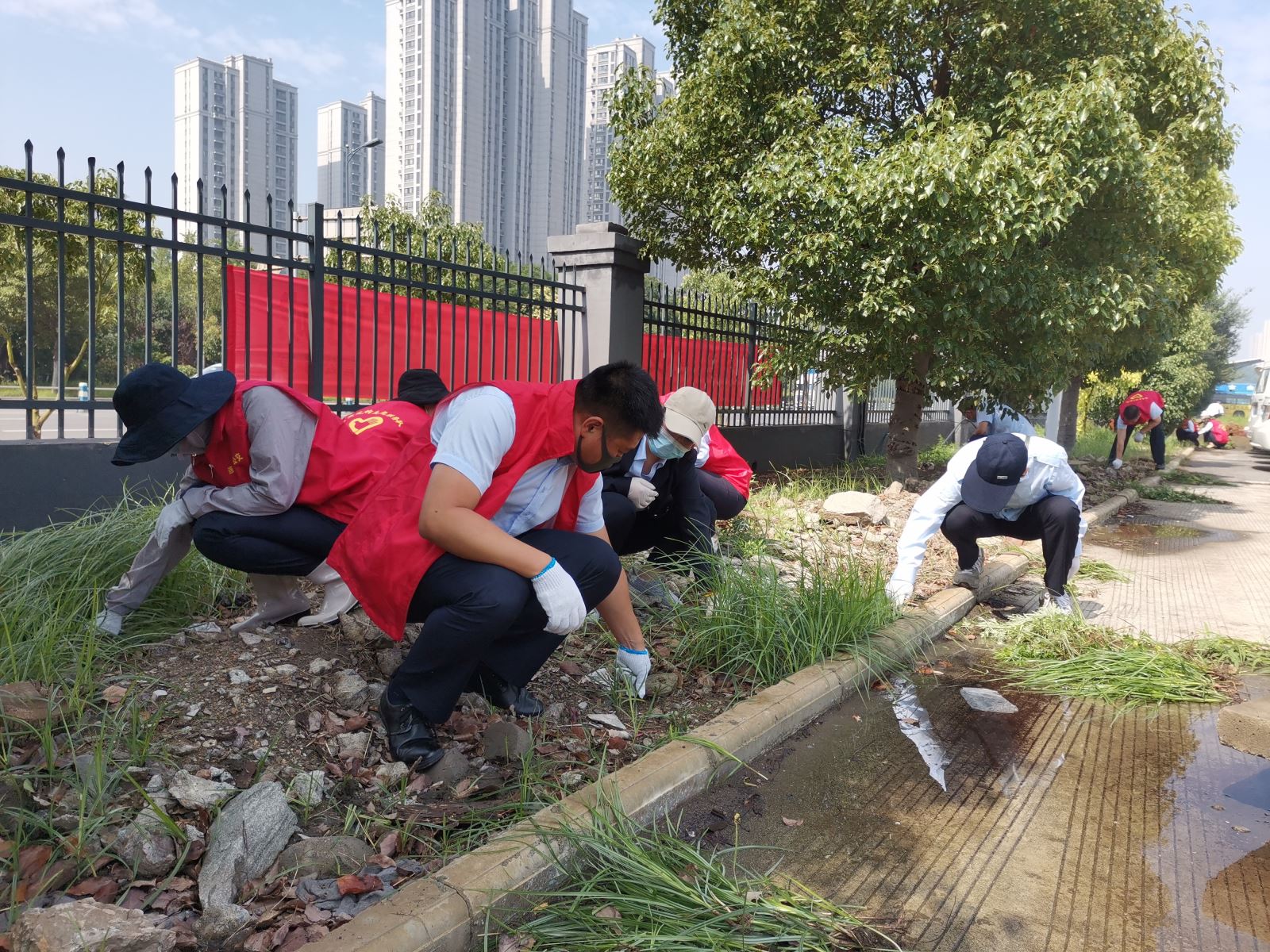 公交集團(tuán)公交事業(yè)二部組織開(kāi)展拔草義務(wù)勞動(dòng) 助力創(chuàng)文